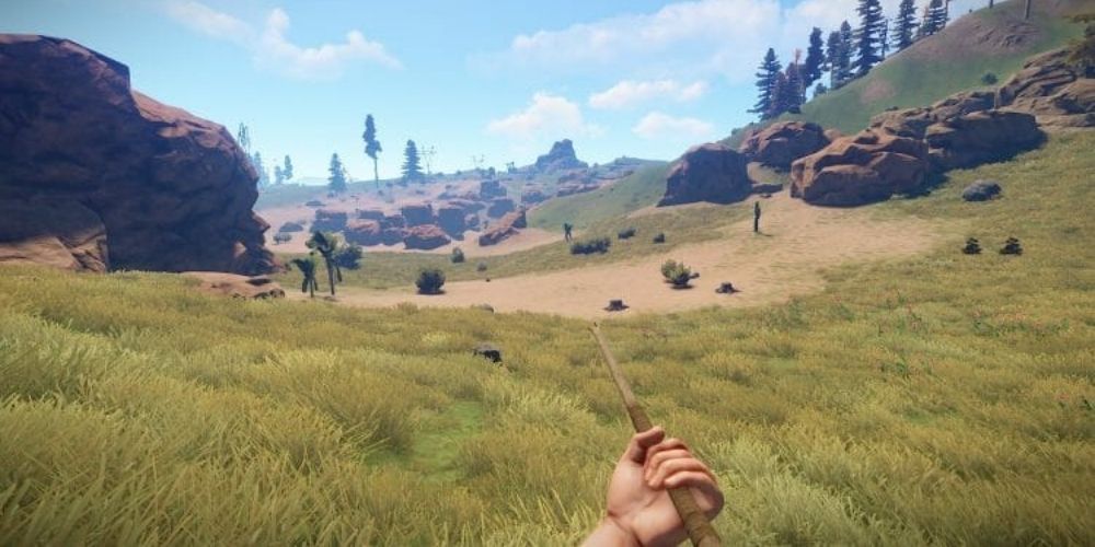 Rust Video Game Wooden Spear Weapon