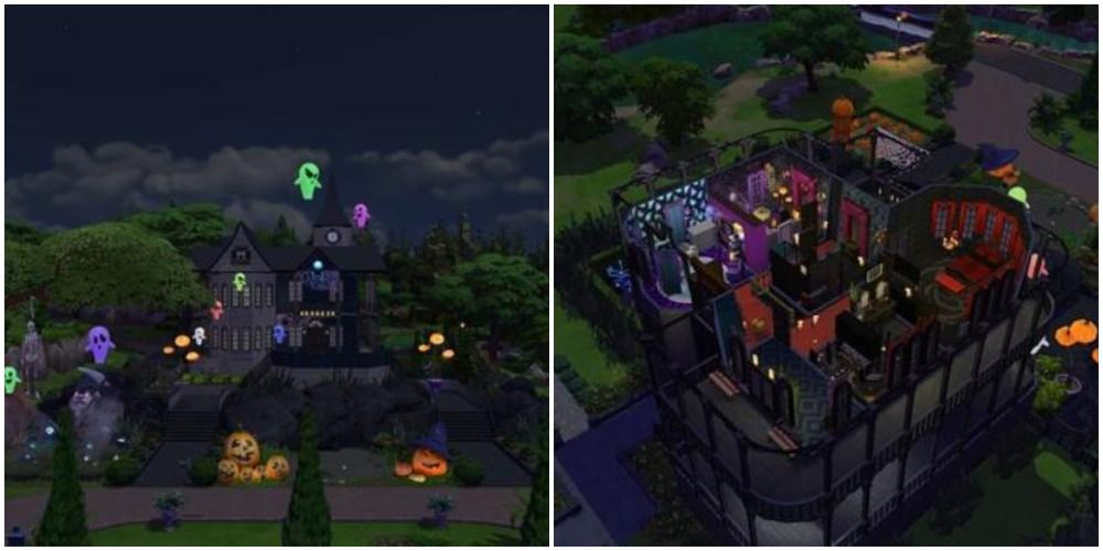 Spooky Fun House Sims 4 Unique Gallery Builds