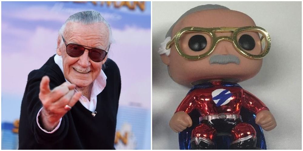 Stan Lee (Superhero) (Red Metallic)