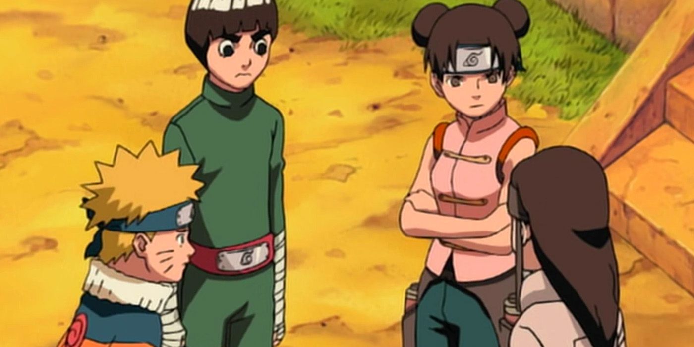 A Star Guard Squad of Naruto, Neji, Rock Lee, and Tenten