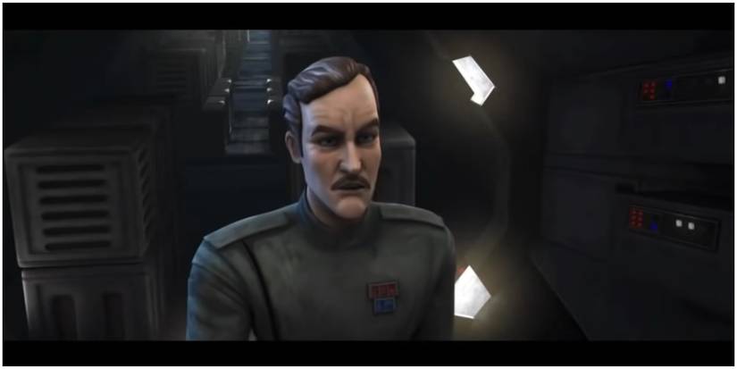 A screenshot of Yularen from Star Wars The Clone Wars