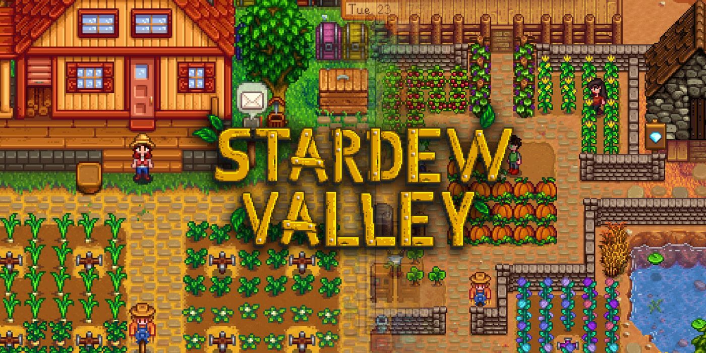 Stardew Valley - title image with farm