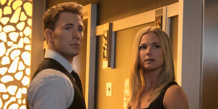 Chris Evans and Emily VanCamp the falcon and the winter soldier