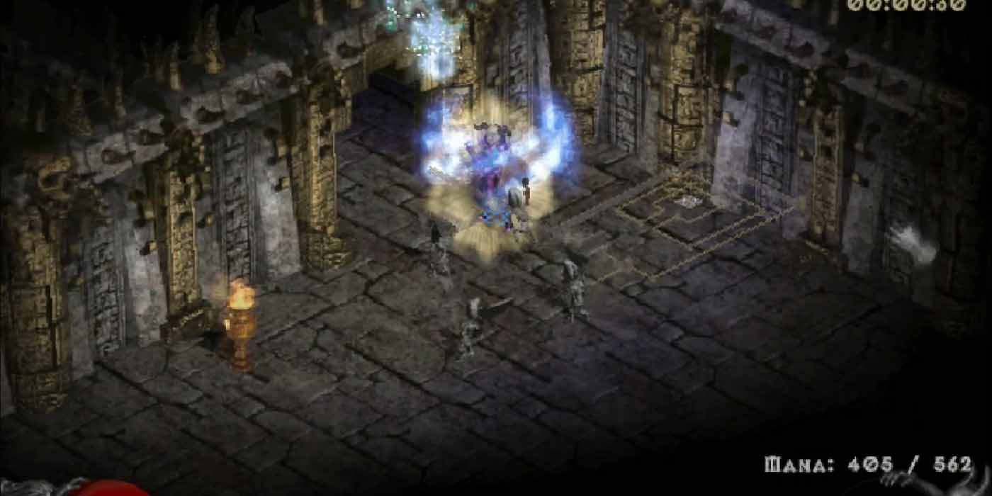 Dealing with exploding Stygian Dolls in Diablo 2.