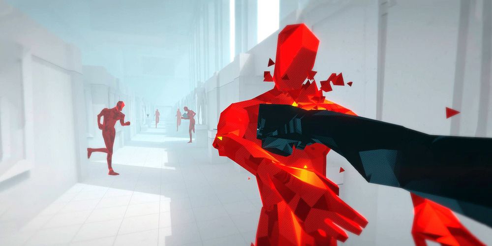 Hallway level in Superhot