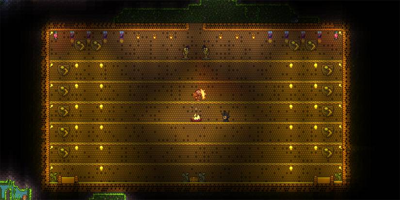Terraria Queen Bee Arena