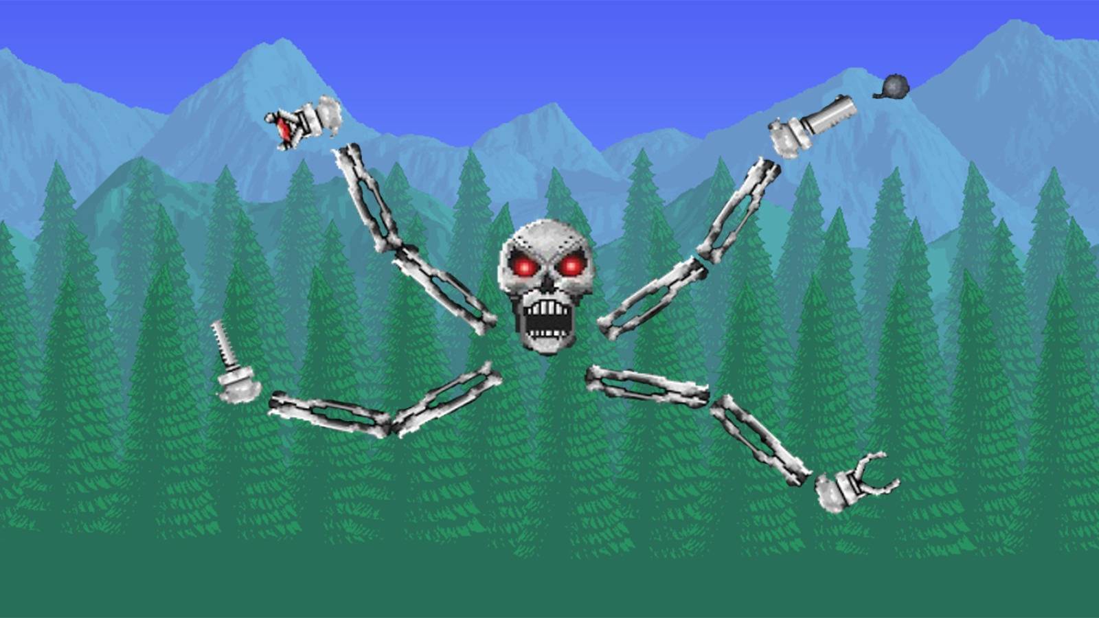 Terraria Skeletron Prime Boss (2)