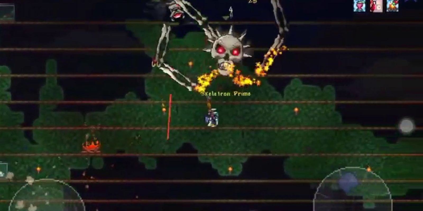 Terraria Skeletron Prime Boss Fight