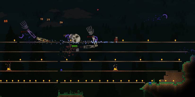 Terraria Skeletron Prime Fight
