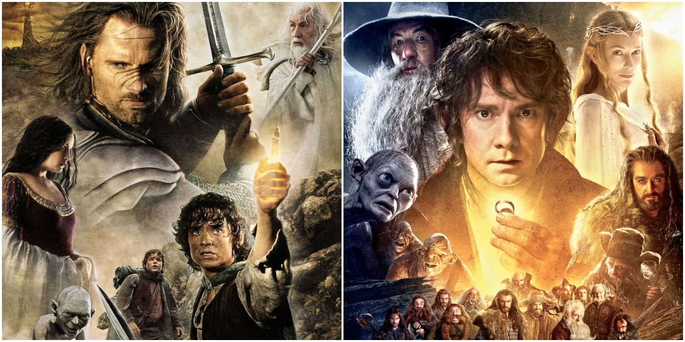 The Lord of the Rings and The Hobbit trilogies