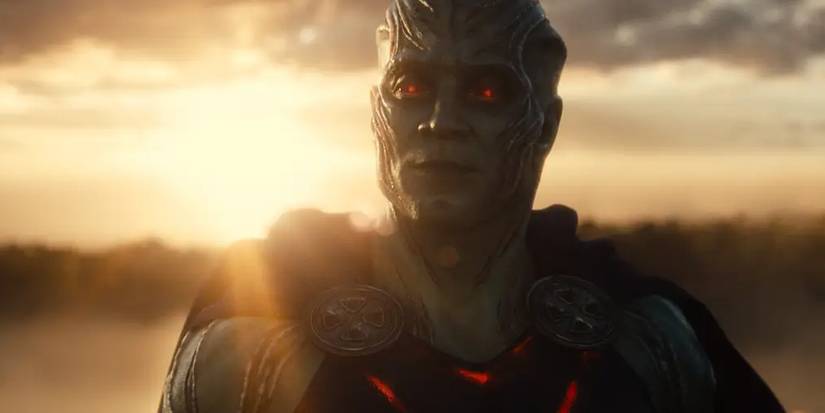 The Martian Manhunter in Zack Snyder's Justice League