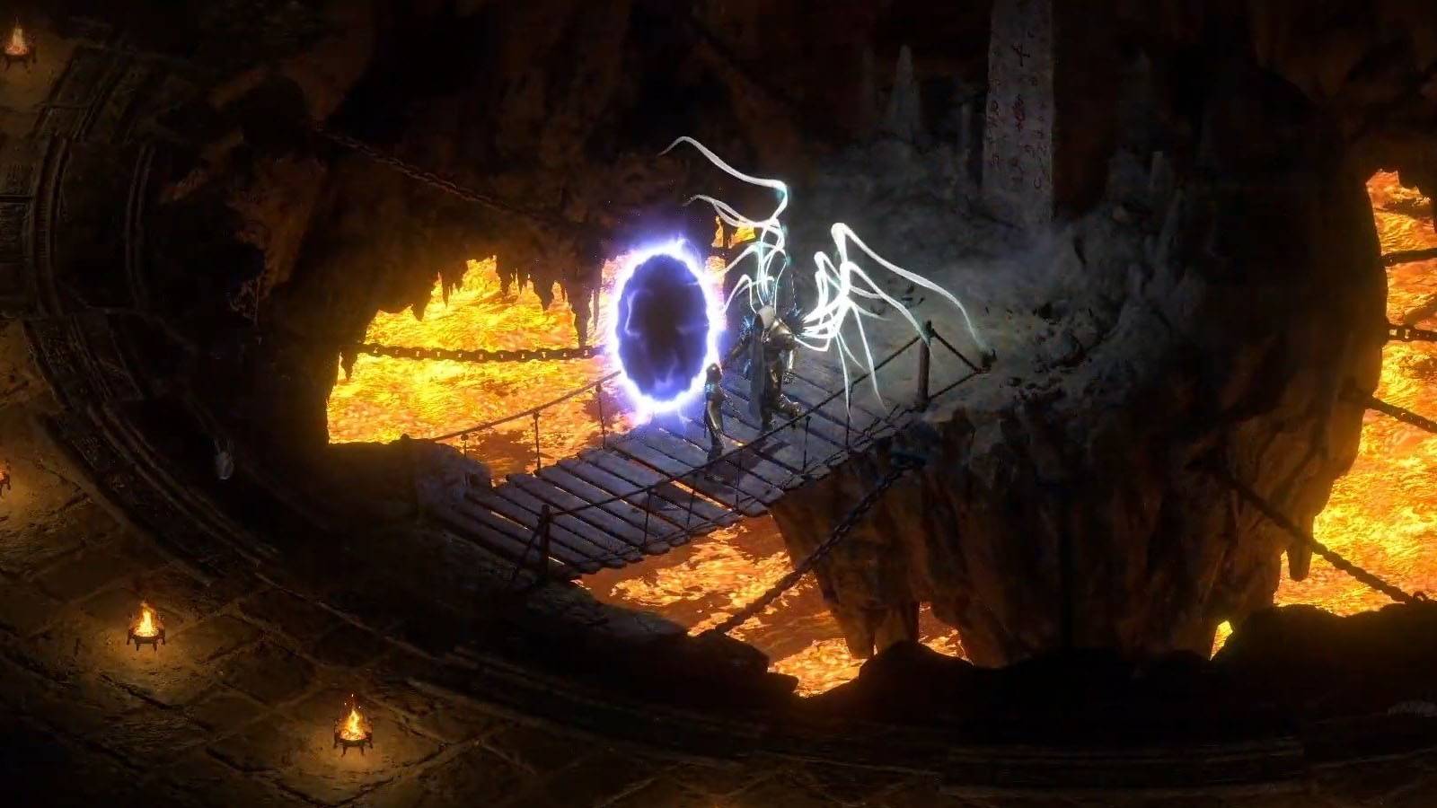 Encountering an angel in Diablo 2.