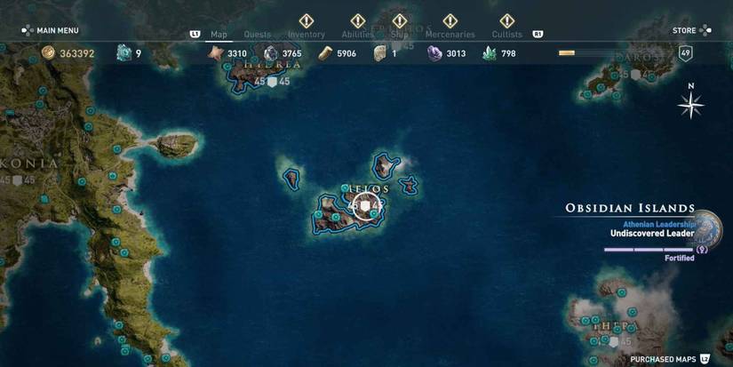 The Obsidian Islands In Assassin's Creed: Odyssey Are The Home Of Drakios