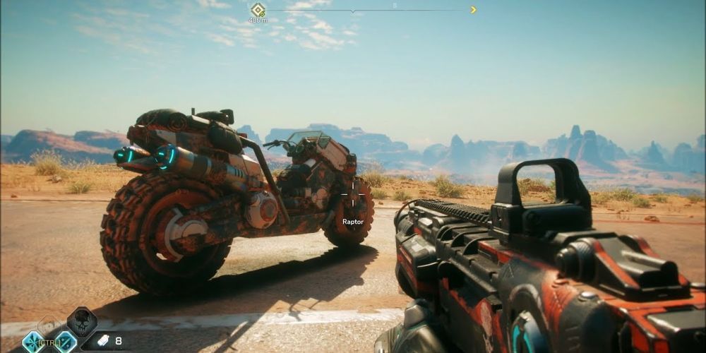 The Raptor Is The First Motorbike Players Can Unlock In Rage 2