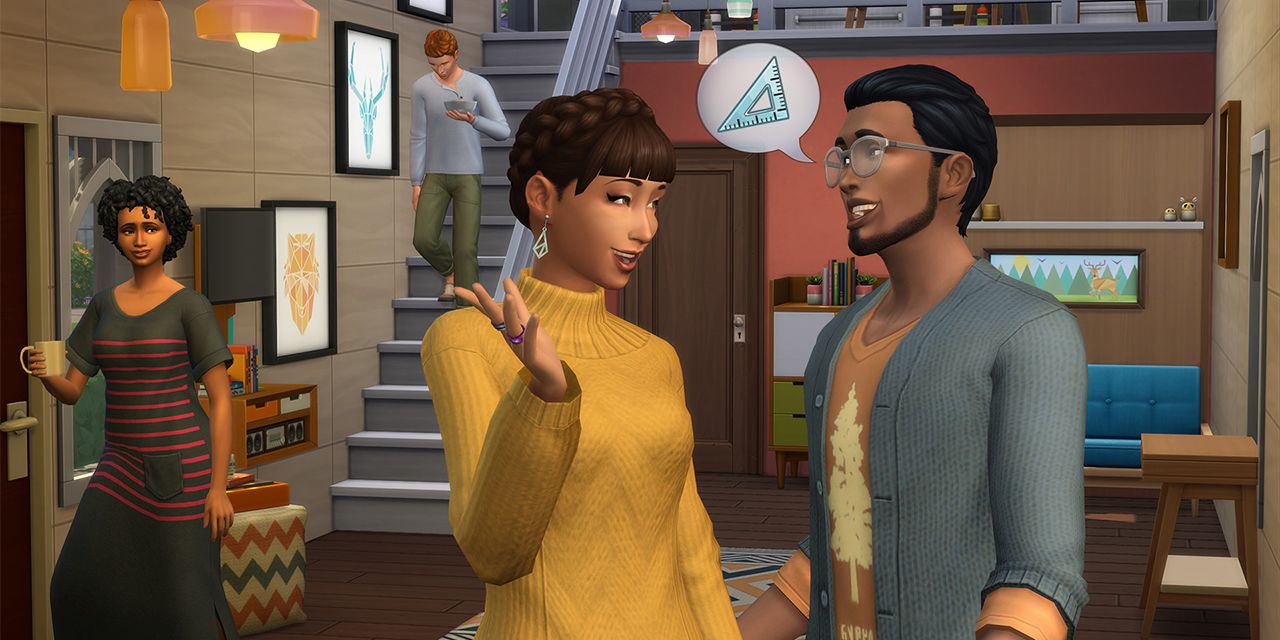The Sims 4 Tiny Living — ключевые художественные симы в крошечном доме