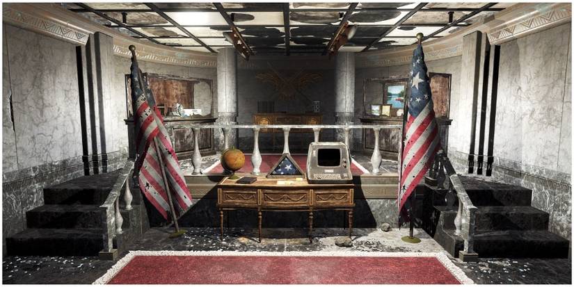 The treasure room as soon as a player enters it