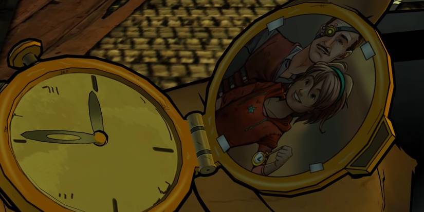 Pocket Watch With Young Felix & Sasha In Tales From The Borderlands