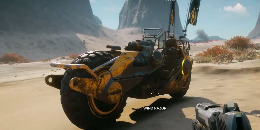 The Wind Razor Is The Fastest Land Vehicle In Rage 2