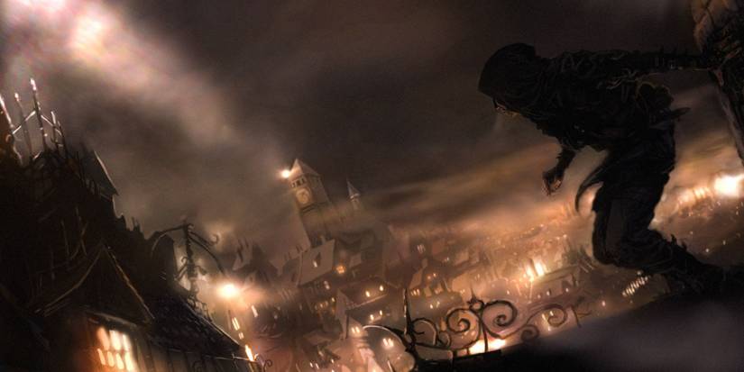 thief deadly shadows garrett on rooftops