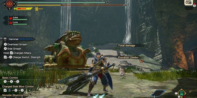 The Training Area Is A Useful Place To Practice Combos In Monster Hunter Rise