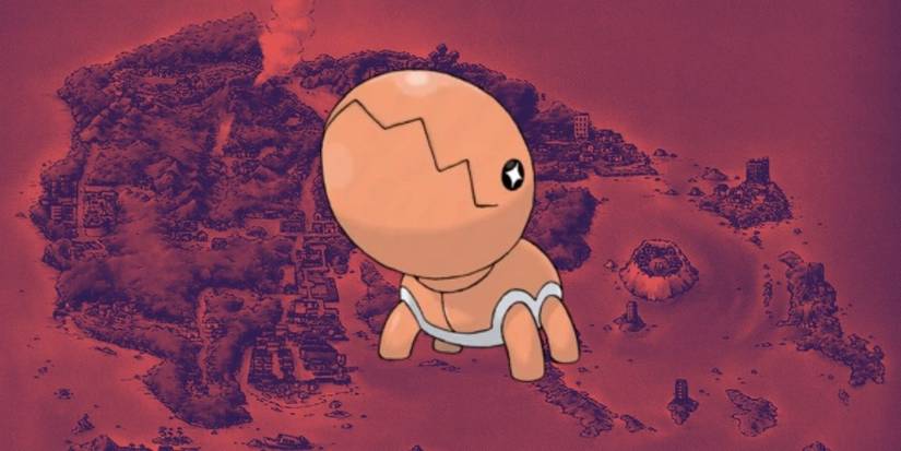 Pokemon against region background