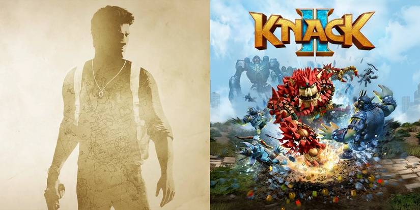 Uncharted and Knack 2 covers