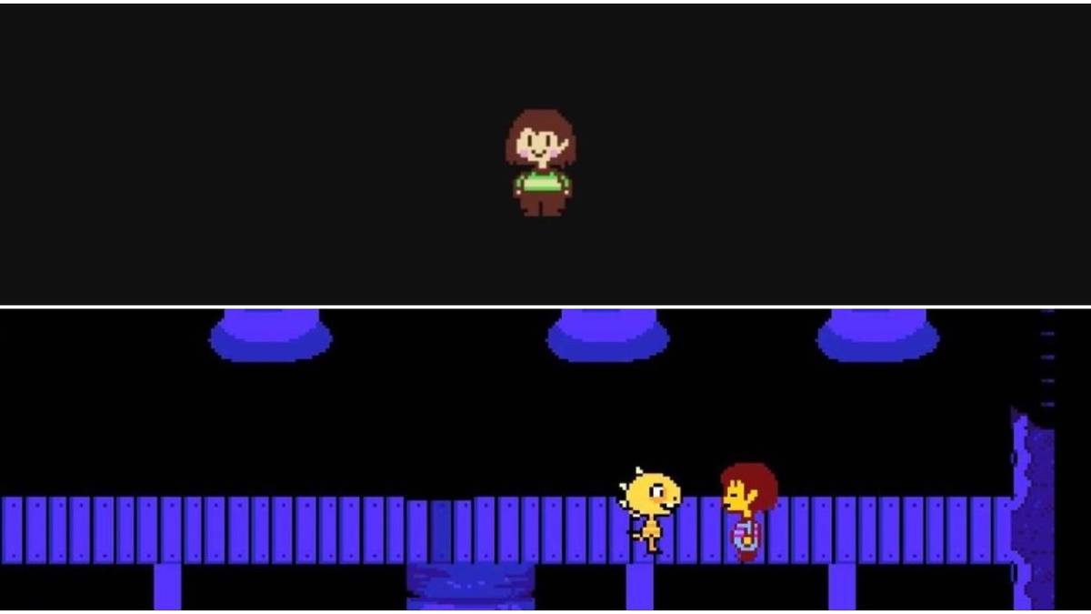 Undertale Chara And Monster Kid