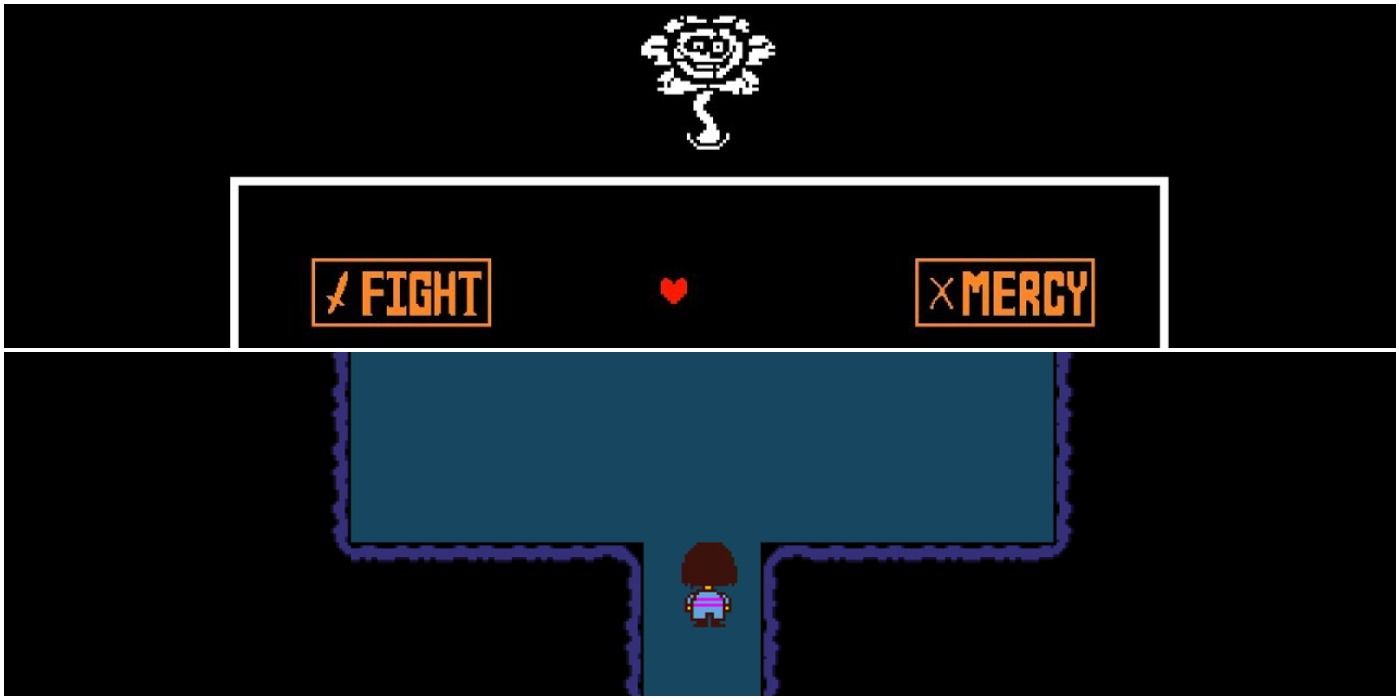 Undertale Flowey Fight And Frisk