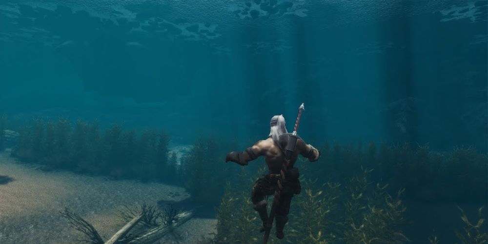 Underwater Witcher 3 Crafting Components Secrets Trivia Geralt