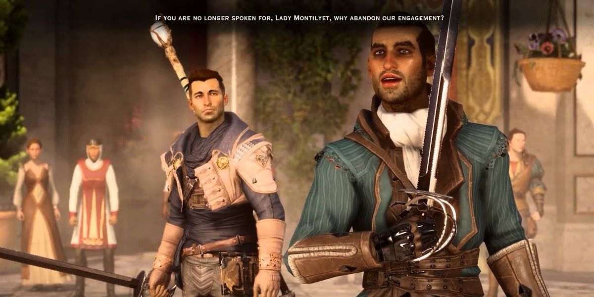 The Inquisitor duels Josephine's fiancé in Dragon Age: Inquisition