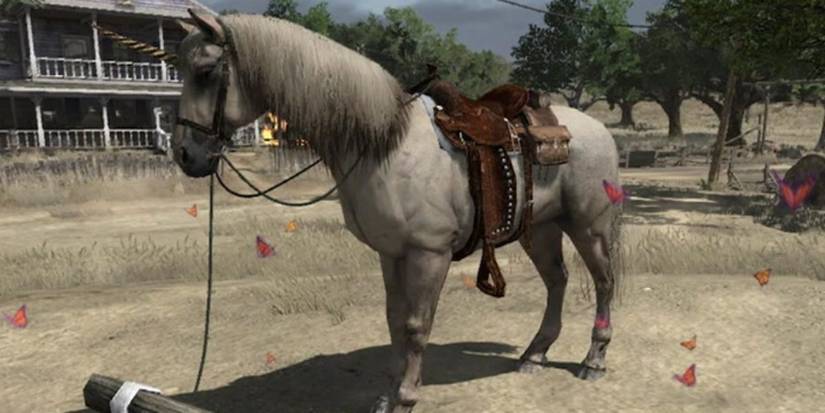 Unicorn at MacFarlane Ranch in Undead Nightmare