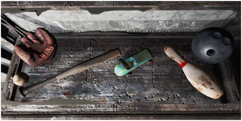 The baseball bat located in Jamaica Plain