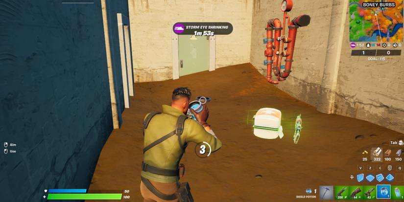 Player Using Shields