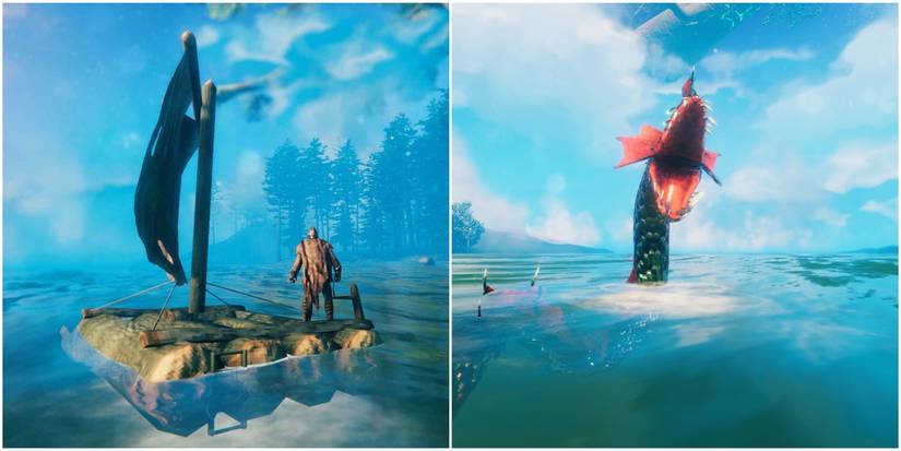 Valheim How To Defeat Serpents In The Ocean (Or Scare Them Away)
