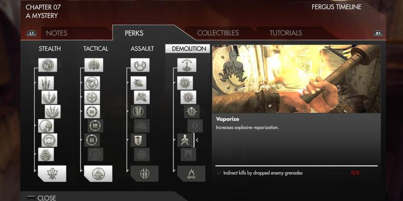 Perk Tree From Wolfenstein The New Order