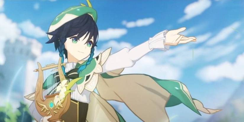 Genshin Impact Venti With Instrument