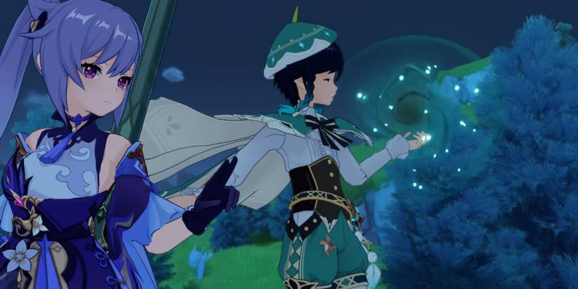 Genshin Impact Venti and Keqing