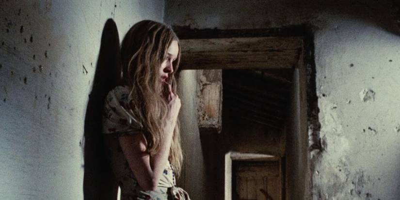 What Have You Done To Solange still of blonde girl in basement looking down at something off screen