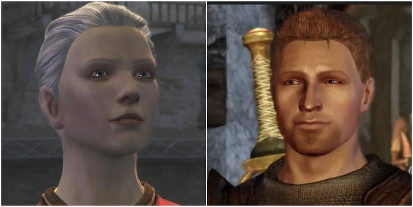 Wynne and Alistair in Dragon Age: Origins