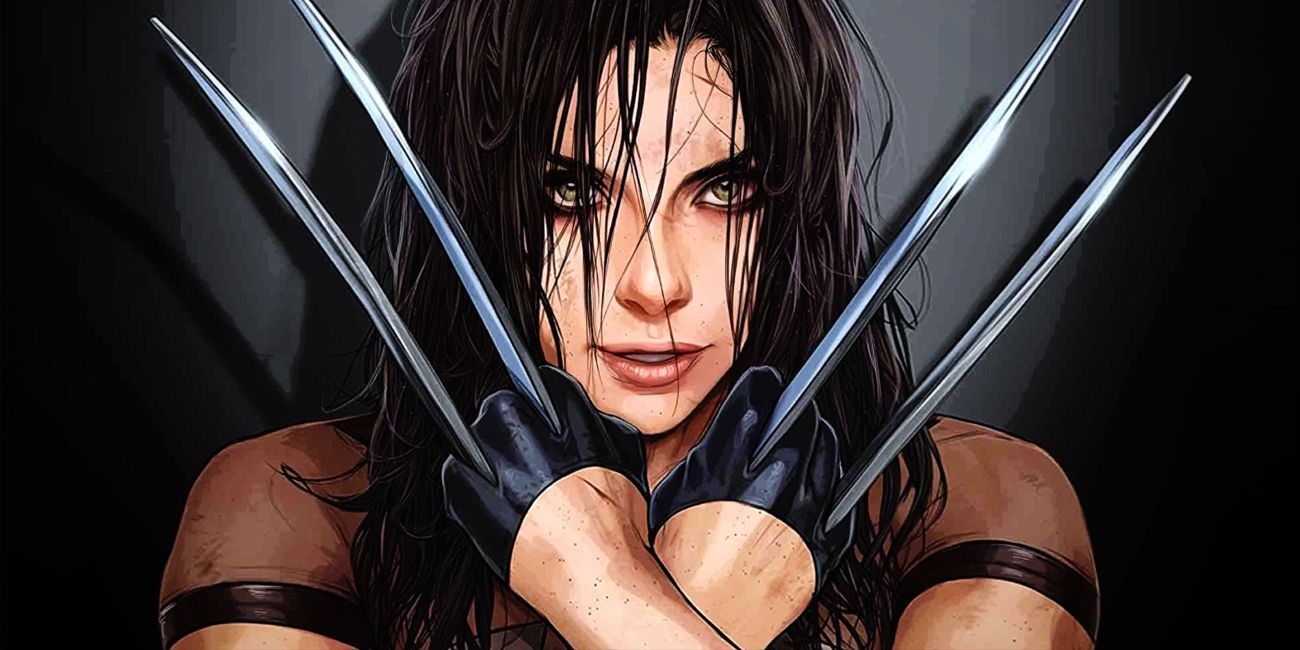 X-23 brandishes her claws in the Marvel comics