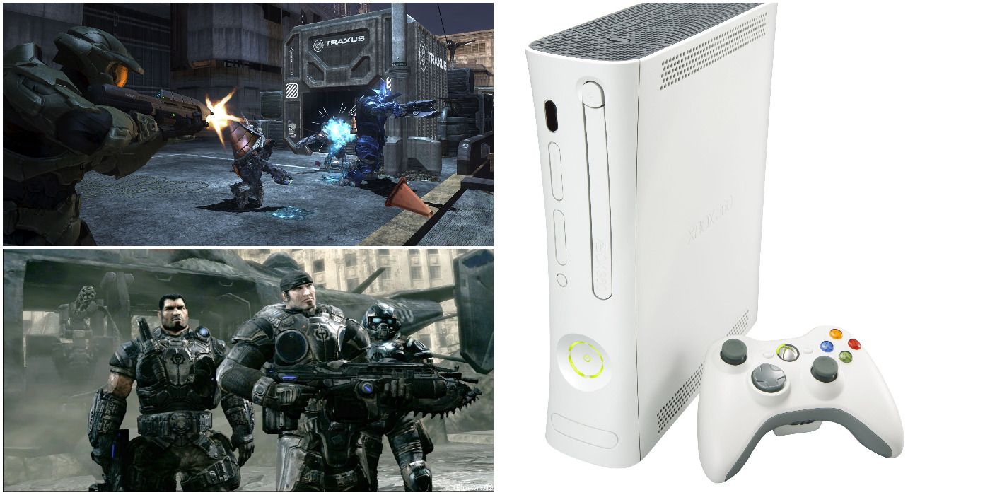 Xbox 360 Console with Gears of War and Halo 3