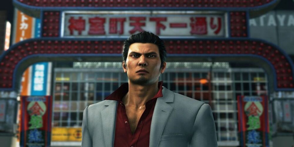 Kiryu in the Yakuza 3 Remaster