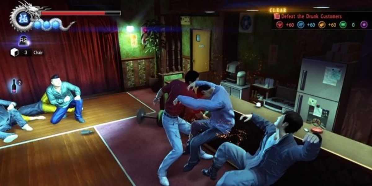 Yakuza 6 Bar Fight