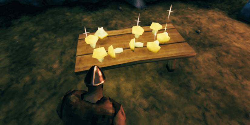 Blue Mushrooms in Valheim