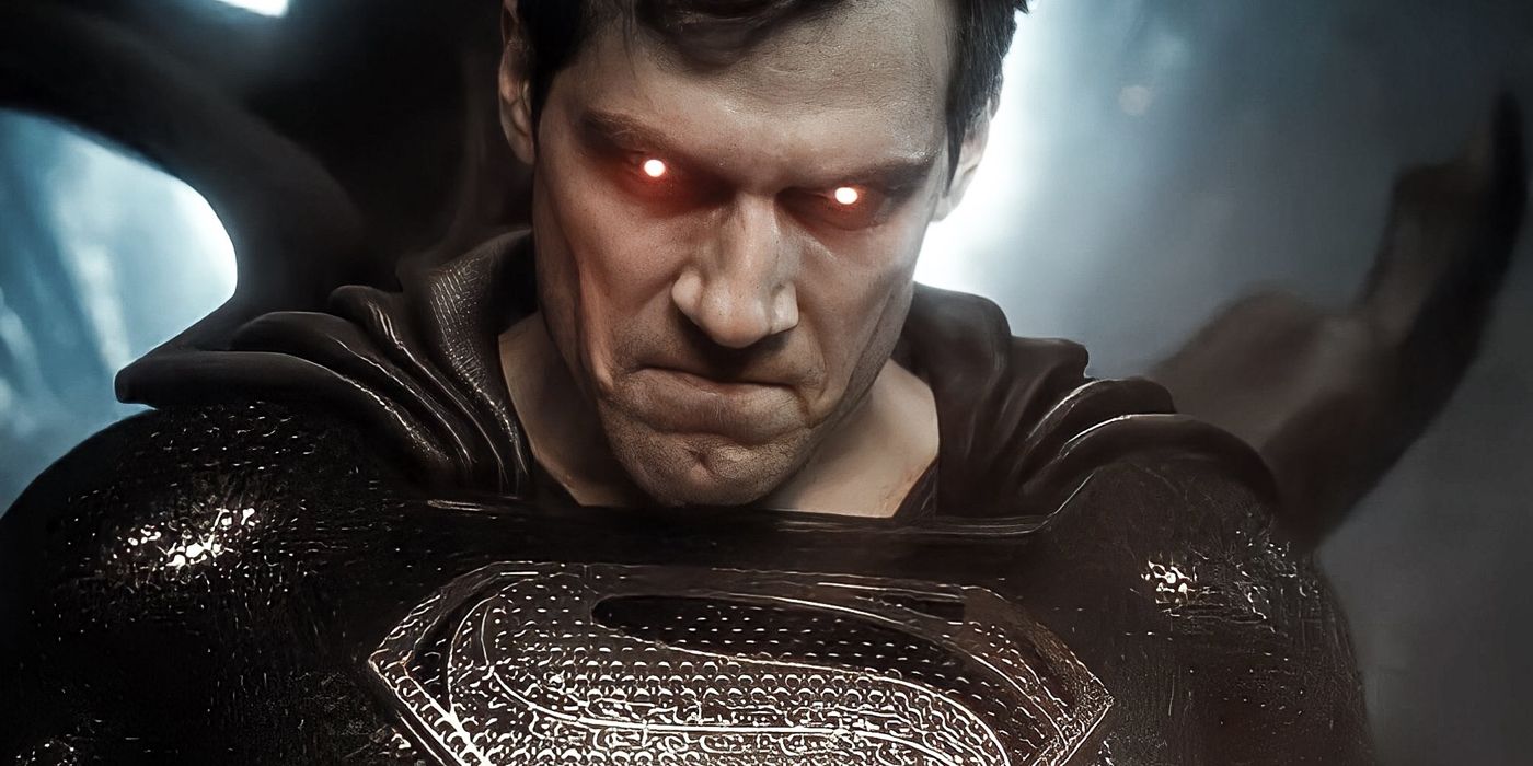 Black Suit Superman in Zack Snyder's Justice League