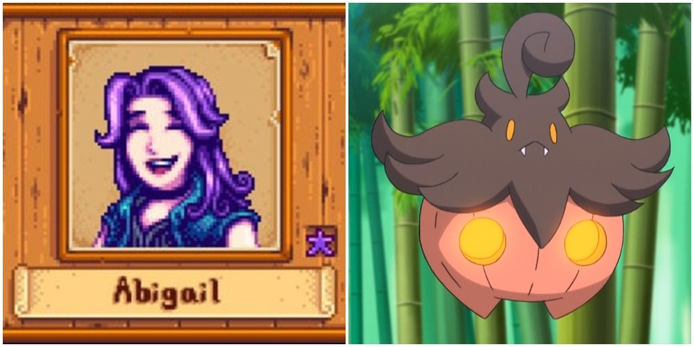 Abigail, and Pumpkaboo in the pokemon anime