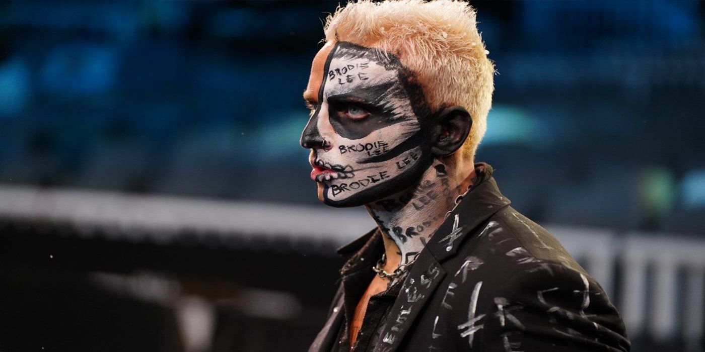 darby allin from the side face paint aew