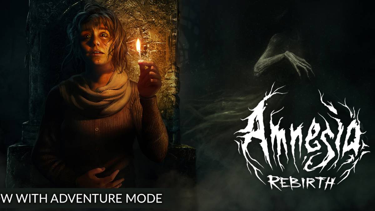 amnesia rebirth protagonist and logo