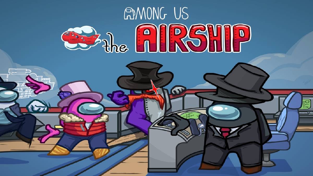 among us airship art