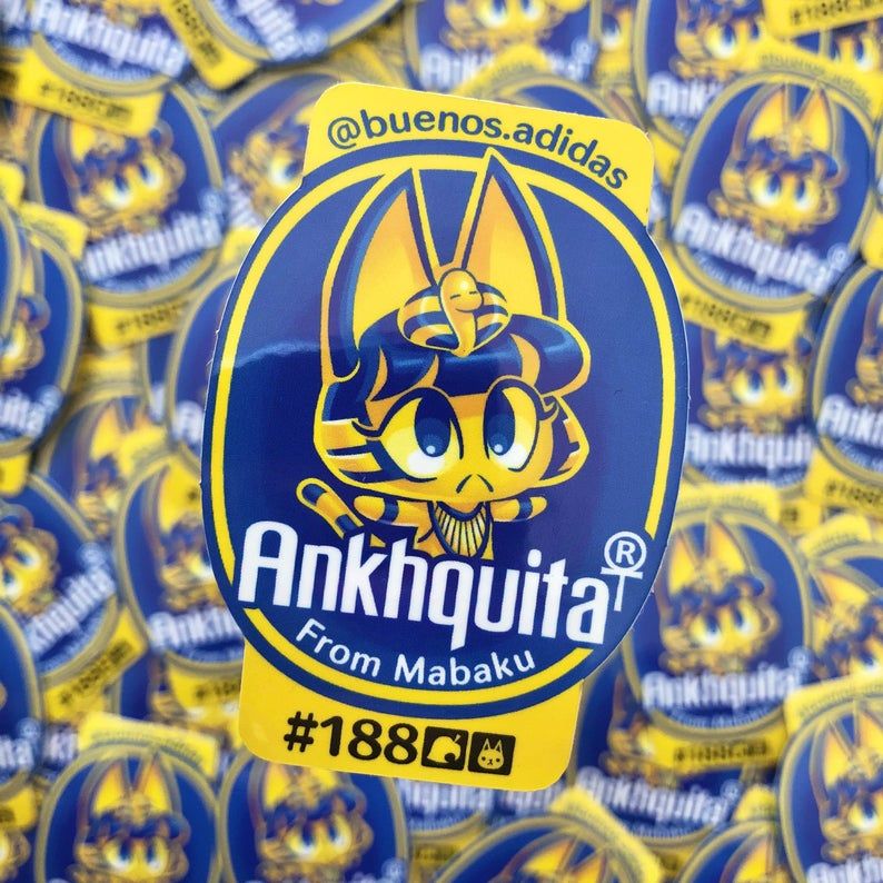 animal crossing new horizons ankha sticker